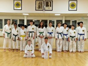 Karate Kyu-Prüfung am 27.02.2024 der Mittelstufe ab 10 Jahre in der Budo Akademie